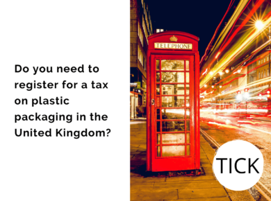 Do you need to register for a tax on plastic packaging in the United Kingdom