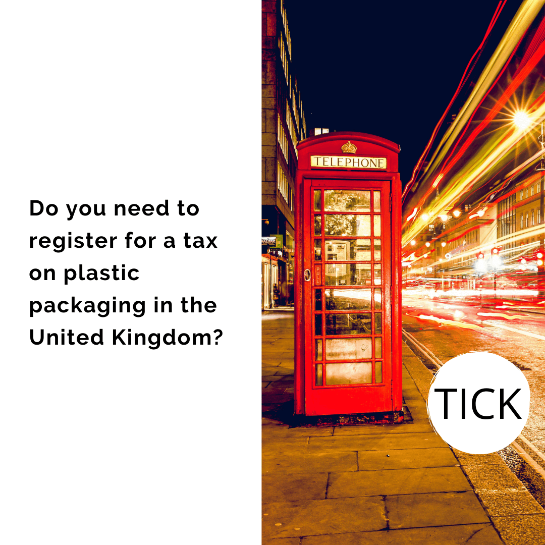 Do you need to register for a tax on plastic packaging in the United Kingdom