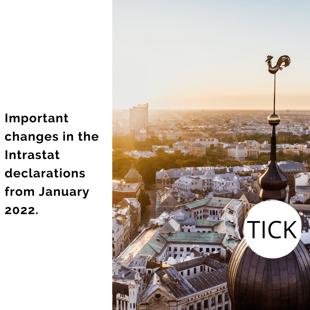 Important Changes in the Intrastat declarations from January 2022