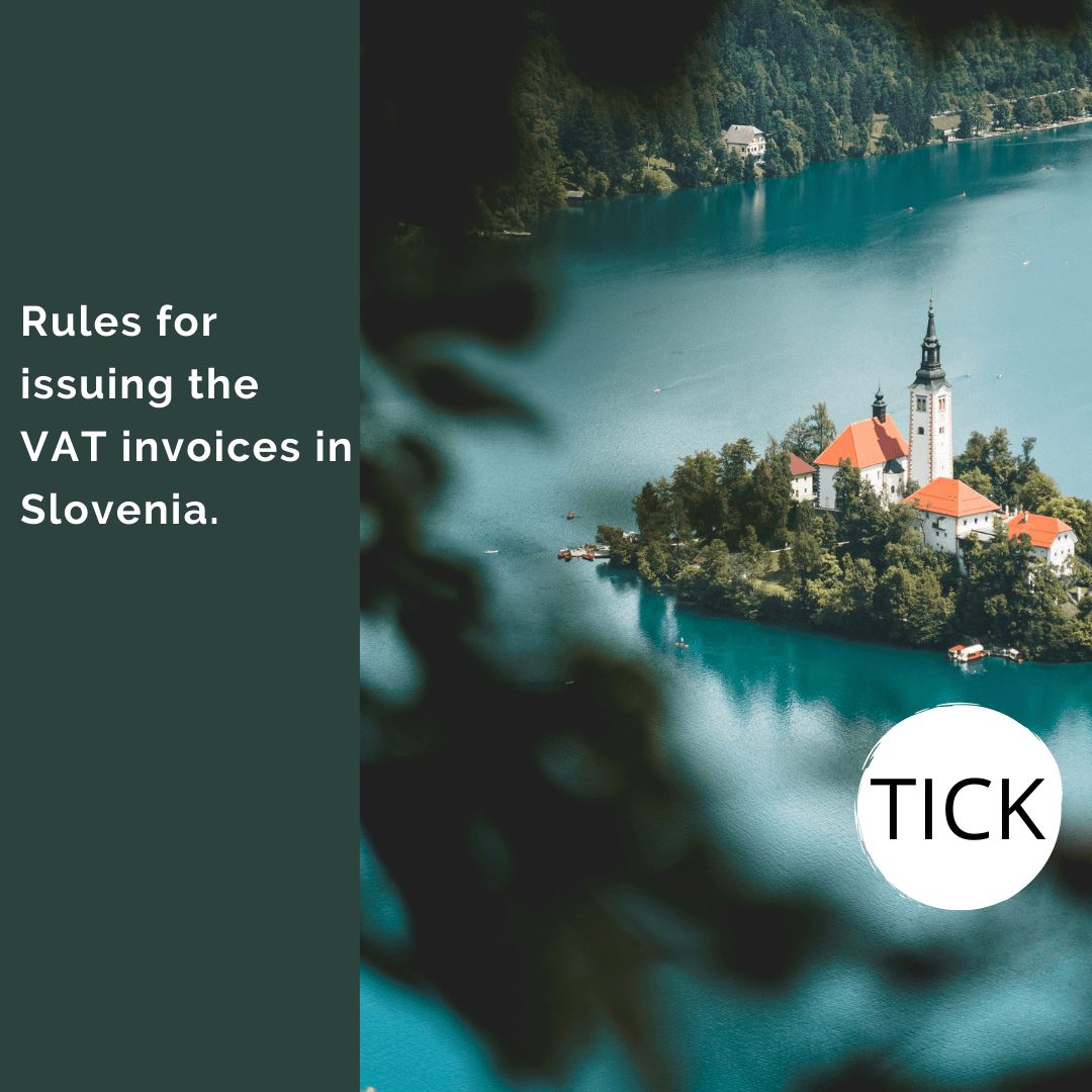 Rules for issuing the VAT invoices in Slovenia