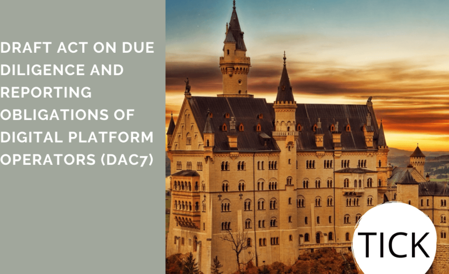 DRAFT ACT ON DUE DILIGENCE AND REPORTING OBLIGATIONS OF DIGITAL PLATFORM OPERATORS DAC7