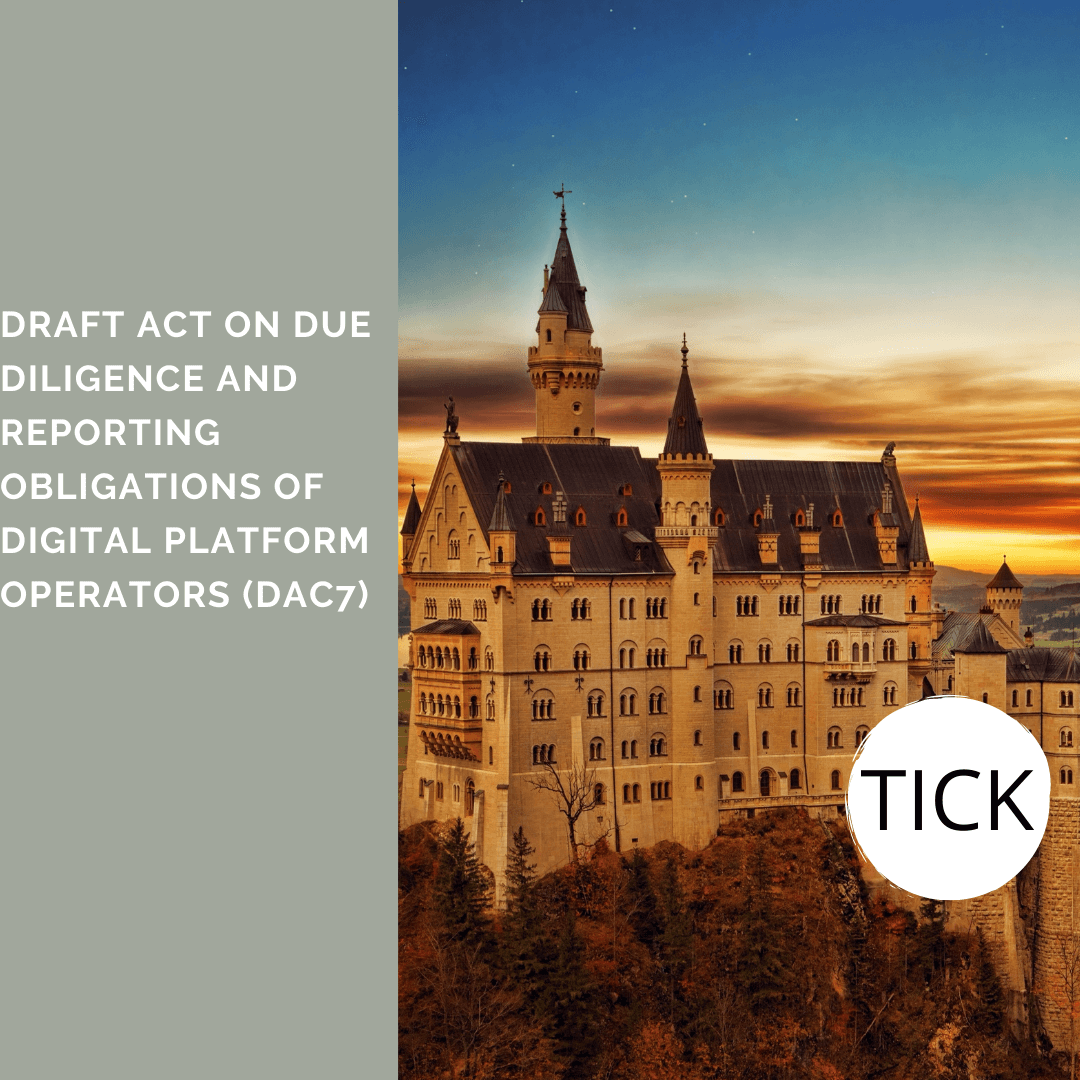 DRAFT ACT ON DUE DILIGENCE AND REPORTING OBLIGATIONS OF DIGITAL PLATFORM OPERATORS DAC7