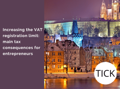 The Czech Republic is increasing the VAT registration limit main tax consequences for entrepreneurs