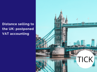 Distance selling to the UK postponed VAT accounting