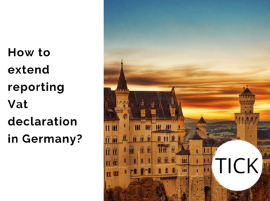 How to extend reporting Vat declaration in Germany