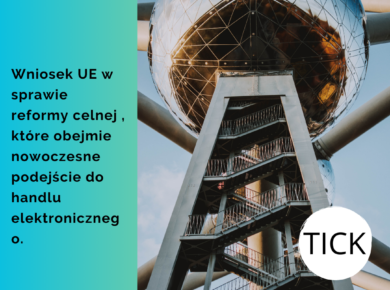 Wniosek UE w sprawie reformy celnej , które obejmie nowoczesne podejście do handlu elektronicznego.